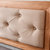 家逸北欧实木床1.8米双人床卧室现代简约1.5米橡木床环保卧室家具(原木色 1.8米*2米)第5张高清大图