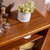 【免费送货安装】现代中式实木框餐边柜 板木结合碗柜 厨房收纳置物柜客厅边柜(C25/122*39*87高)第4张高清大图
