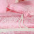 水星家纺四件套粉色婚庆蕾丝提花床单被套结婚床上用品百合盛典(百合盛典 默认)第2张高清大图