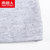 南极人男士夏短袖T恤文化衫棉质吸汗修身多彩打底背心(白色)第4张高清大图