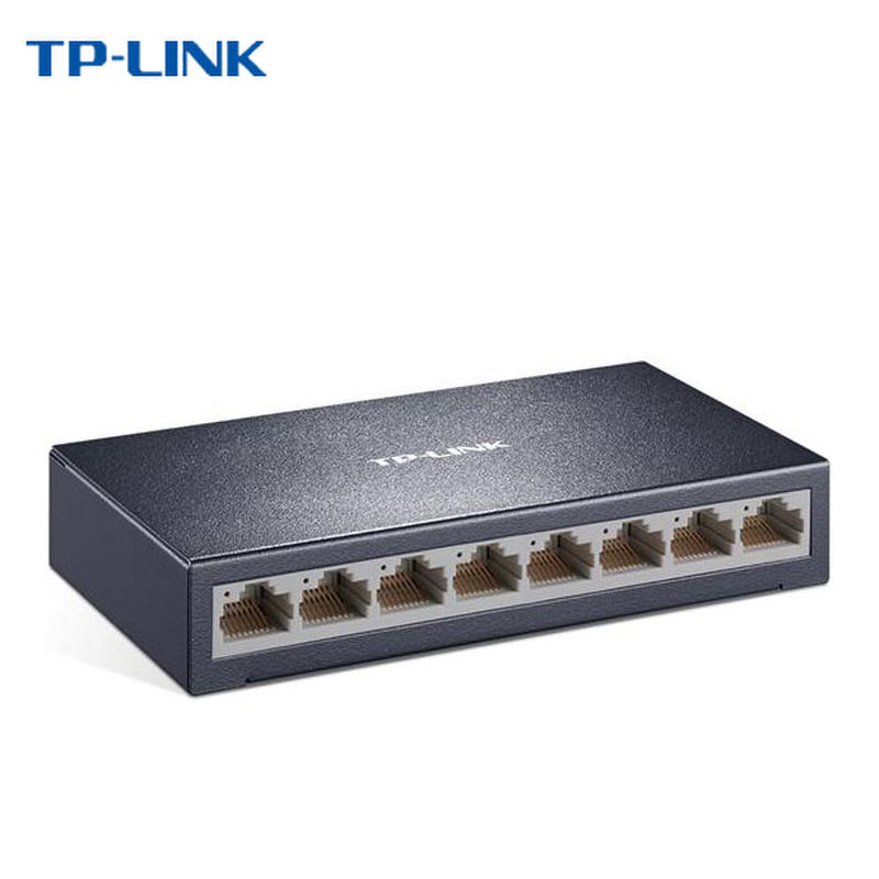 普联tp-link tl-sf1008d 8口百兆交换机 网线分线器分流器交换器