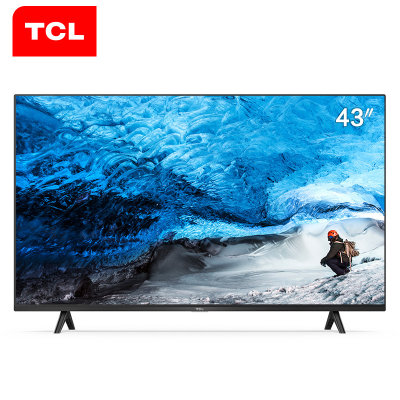 TCL 43L2F 43英寸 全高清 智能网络WiFi 防蓝光护眼 平板液晶电视机 黑色 家用壁挂客厅电视 TCL电视机