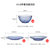 DURALEX多莱斯 法国进口 四人餐具8件套浅蓝花纹(浅蓝色)第5张高清大图
