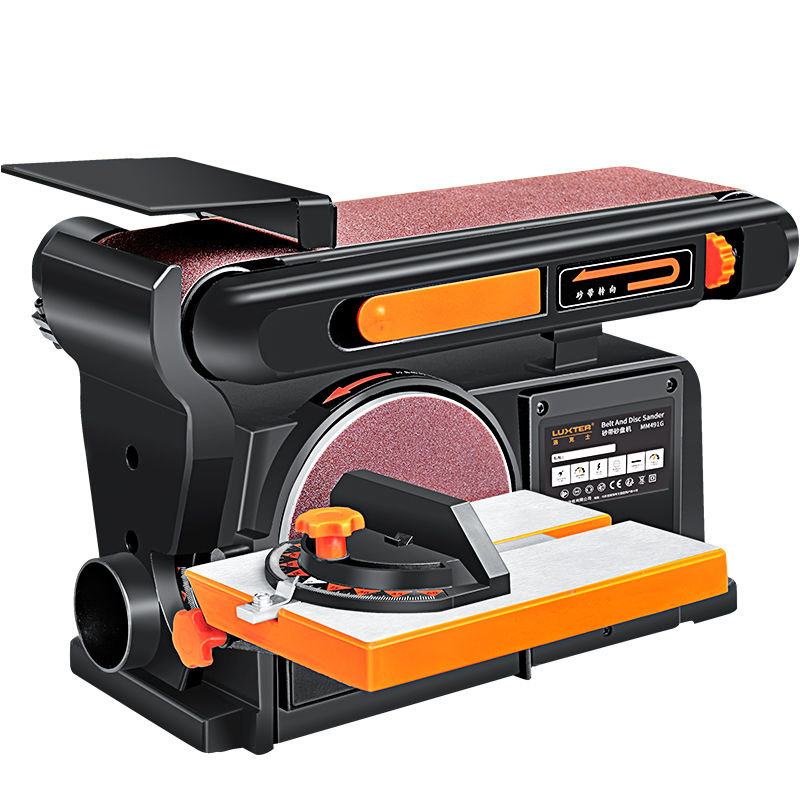 洛克士luxter砂盘砂带机4x6木工台式打磨机抛光机小型磨刀机砂纸4x6