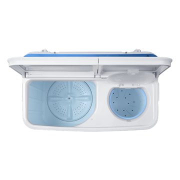海尔（Haier）洗衣机半自动双桶双缸大容量家用商用喷淋漂洗 XPB100-178S 瓷白色(10公斤)