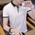 t恤男装衣服2018新款韩版潮版宽松半袖白色夏季学生男士短袖12(499 均码)第3张高清大图