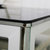 第六日 简约现代不锈钢餐桌椅组合 钢化玻璃长方形餐桌台(一桌四椅(2.3号椅子))第4张高清大图