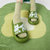 CaldiceKris（中国CK）EVA一体成型底防潮流无限好运户外拖鞋女款CK-TX9067(绿色 36)第2张高清大图