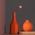 莫兰迪北欧陶瓷小花瓶摆件创意客厅餐桌插花电视柜家居干花装饰品(【简雅F款】百搭DIY整体花艺)第3张高清大图