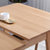 恒兴达 全白橡木餐桌椅组合 北欧小户型家具 可伸缩全实木餐桌 宽均为800mm 高均为750mm(1.0-1.3米-原木色 一桌四椅)第4张高清大图