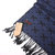 绒之尚语GM-028木天丝围巾（蓝色）（两条装）第6张高清大图