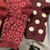 现货韩国新年红袜女袜子爱心菱形格春节袜本命年红色袜过年中筒袜(大圆点 均码)第2张高清大图