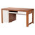 a家家具 简约现代书桌椅组合简易实木电脑桌卧室书房写字台带抽屉(转椅)第2张高清大图