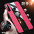 三星A21手机壳防摔全包a21布纹磁吸指环A21商务保护套男女新款(红色)第5张高清大图