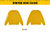 蒂克Dickies 全棉毛圈布Logo印花常规版型圆领卫衣DK008148C011(黄色 XL)第4张高清大图