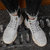 博迈伦男鞋秋季2021新款男士英伦高帮马丁靴子冬季复古工装靴军工靴2806(灰色 40)第5张高清大图