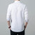BEBEERU 春装休闲男式衬衣 男士修身韩版长袖衬衫 大码衬衫SZ-66 值得(白色)第2张高清大图