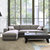 古宜（Guyi） 古宜 布艺沙发组合日式沙发北欧简约现代客厅家具可拆洗大小户型布沙发(双人+右贵妃2.6米)第2张高清大图