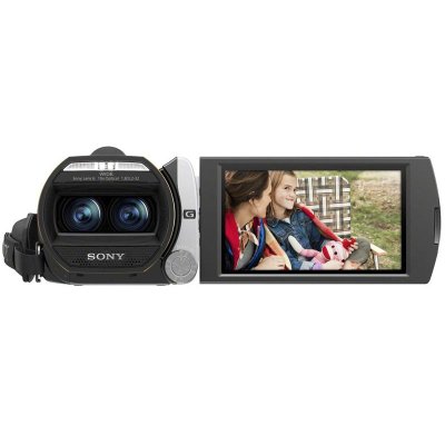 索尼（SONY）HDR-TD20 3D高清数码摄像机（银色）