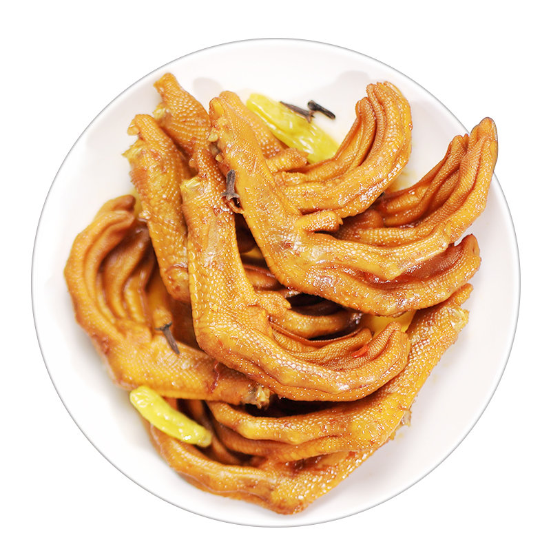 匠丫鲜生藤椒鸭掌248g3袋装藤椒剁椒卤味零食小吃冷链运输三袋装