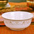 陶瓷面碗6英寸骨瓷泡面汤碗具陶瓷饭碗套装4只 太阳岛(四件套)第2张高清大图