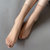 0D夏季肉色丝袜女短超薄中筒短丝袜脚尖隐形透明白色小腿袜子短袜(均码 5双白皙肤)第2张高清大图