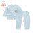棉果果新生婴儿家居服两件套纯棉和尚服裤子套装(粉色 73)第2张高清大图