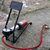 高压车载充气泵单缸汽车打气泵车载气泵汽车用轮胎脚踏便携打气筒 红色(红色)第2张高清大图