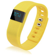 萨发(SAFF)Z1智能手环(黄色) 运动计步器 睡眠监测 来电提醒智能手表 带闹钟功能