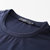 JEEP SPIRIT吉普夏装新款短袖T恤圆领打底衫潮流t恤男士纯色潮牌体恤半袖上衣(2101-798深蓝 L)第5张高清大图
