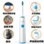 飞利浦（PHILIPS）电动牙刷HX3216 充电式成人声波震动电动牙刷 智能净白牙齿(HX3216/13蓝色)第3张高清大图