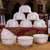 碗套装 米饭碗 陶瓷碗套装(4.5英寸)中式餐具碗(10只装)金钟碗(10只绽放 其他)第3张高清大图