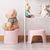 茶花儿童凳子卡通小板凳塑料北欧简约宝宝小凳子家用创意可爱矮凳(公主粉1只)第4张高清大图