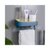 免打孔卫生间置物架 浴室厨房家用粘贴收纳架洗漱用品储物架(蓝色)第6张高清大图