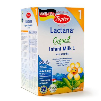 特福芬婴幼儿有机奶粉1段600克