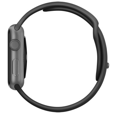 Apple Watch Sport MJ3T2CH/A（42 毫米深空灰色铝金属表壳搭配黑色运动型表带）