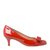 超市-鞋靴Salvatore Ferragamo红色蝴蝶结罗斯纹漆皮中跟鞋01-59218201(红色 5)第7张高清大图