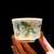 羊脂玉茶杯 陶瓷功夫茶具茶杯描金杯子单杯主人杯茶盏品茗杯(羊脂玉（飞龙在天）缸杯)第5张高清大图
