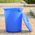 36L/60L/80L/100L/120L圆形蓝色塑料垃圾桶加厚工业水桶大号楼层小区垃圾筒(80升A桶)第2张高清大图