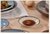 日式和风创意陶瓷碗盘勺 圆盘平盘调味碟 点心盘水果盘餐盘凉菜盘(E417棕毛《6寸小盘》 默认版本)第7张高清大图