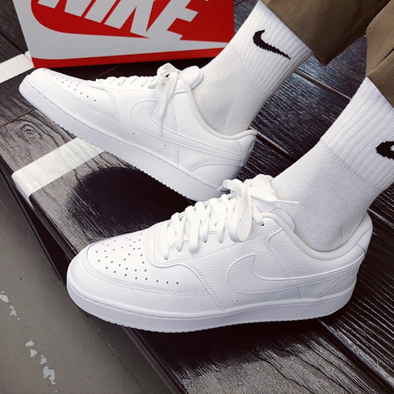 nike耐克男鞋夏季新款运动鞋时尚简版aj1空军一号低帮板鞋休闲鞋子cd