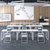 俊采云JCY-X15现代简约阅读桌椅学习桌（单位：件）(白色单层)第2张高清大图
