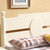 夏树 美式乡村实木床白色床 M6867#(白色 普通单床+2个床头柜)第3张高清大图