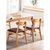 物槿 实木餐椅家用木头桌椅现代 YPH-02(胡桃色灰色布艺)第4张高清大图