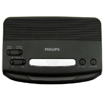 Philips/飞利浦 AJ3123 闹钟收音机双闹钟FM便携式迷你时钟屏幕