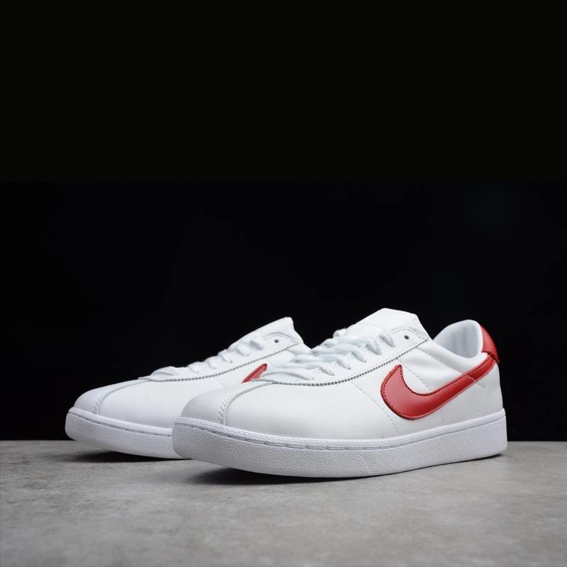 nike bruin qs 回到未来 复古低帮运动休闲板鞋 男女鞋 白红 826670
