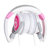 美国潮牌（Aerial 7） Phoenix系列潮流耳机头戴式耳机（粉色） （PHOENIX采用钢筋框架,可调式头带,毛绒耳垫,旋转耳环,以及一个出色的高品质的扬声器）第3张高清大图