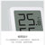 秒秒测温度湿度计 电子温度计室内智能家居家用室温计（LCD大屏版）(白色 热销)第3张高清大图