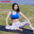 鸭鸭跑步运动瑜伽吸湿排汗bra健身防震内衣美型美背JSN97204(蓝色 160)第4张高清大图