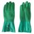 耐高温250度手套防水烫隔热食品防化耐磨防滑加厚劳保橡胶五指套(绿色 M)第5张高清大图
